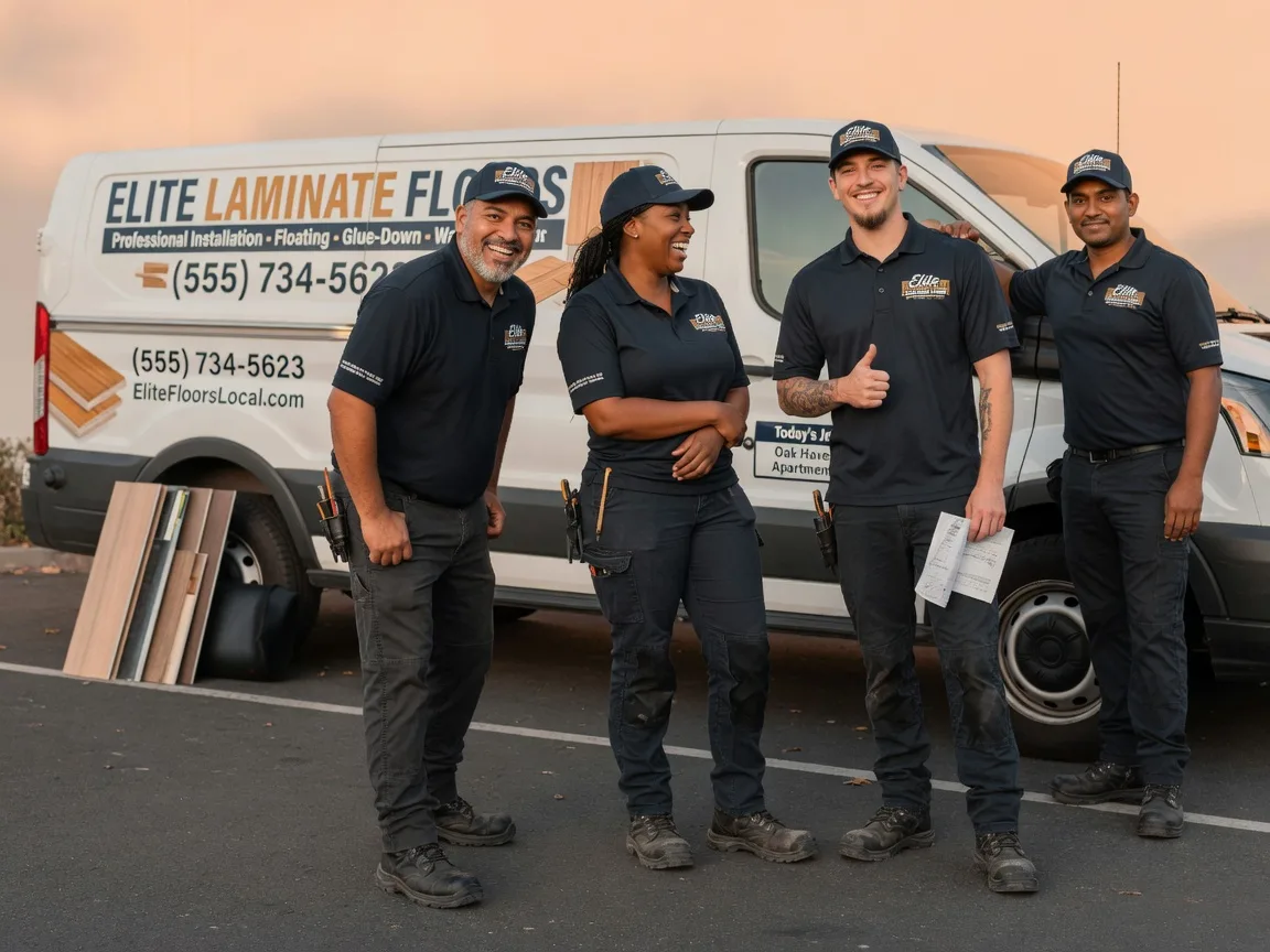 Laminate flooring installation company in Fairbank, IA
